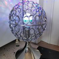 Lampada acciaio traforata