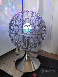 Lampada acciaio traforata