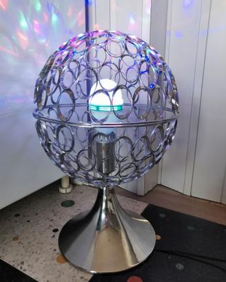 Lampada acciaio traforata