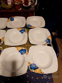 servizio piatti da 19 pezzi ceramica la griffe