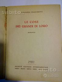LE COSE PIù GANDI DI LORO. Autore Vincenzo Frasche