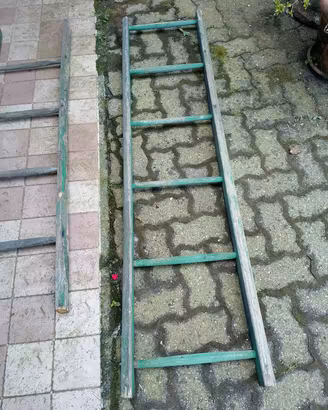 Scale a pioli  legno vintage 