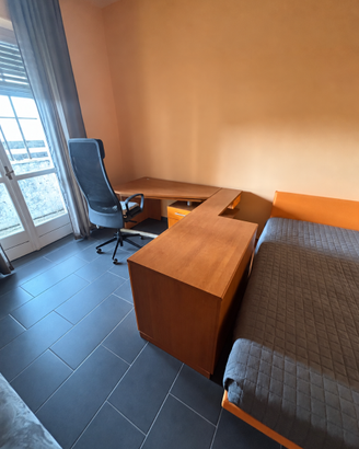 Letto 1 piazza e mezza, scrivania e sedia MARKUS