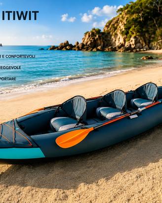 Canoa ITWIT 3 posti come nuova