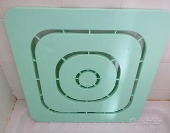 Pedana doccia antiscivolo tappeto rigido plastica 