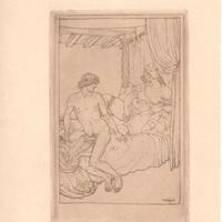 stampa quadro Giuseppe e la moglie di Putifarre