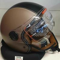 Casco MOTO SCOOTER VESPA CUSTOM PELLE vintage