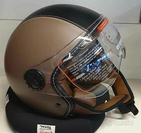 Casco MOTO SCOOTER VESPA CUSTOM PELLE vintage