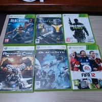 Xbox 360 e giochi (lettore CD difettoso) 
