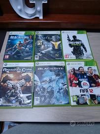 Xbox 360 e giochi (lettore CD difettoso) 