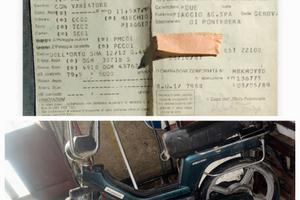 piaggio si Con libretto originale verde 