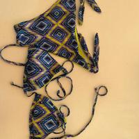 Costume da bagno a triangolo imbottito - taglia S