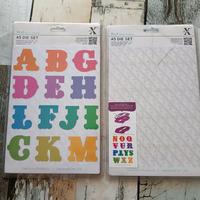 fustella sottile alfabeto