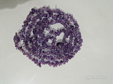Collana in ametista 