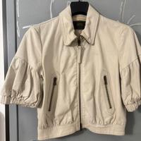 Giacca pelle bianca Grifoni