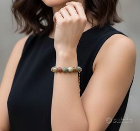 Bracciale di pietre agata