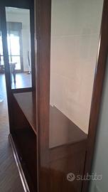 Vetrina legno massello