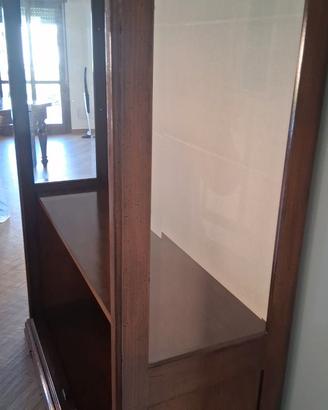 Vetrina legno massello