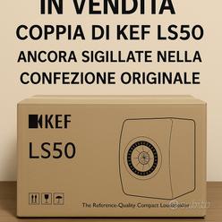 KEF LS50 Passive – NERE, NUOVE e SIGILLATE – 850€  			