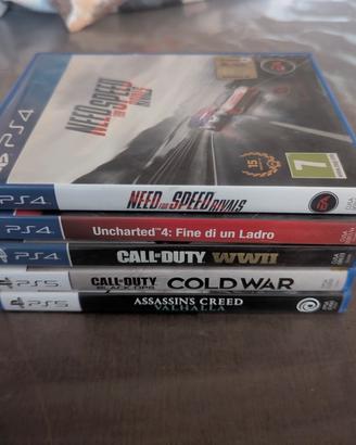 Lotto giochi PS4/PS5