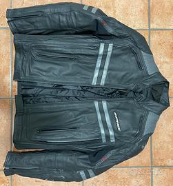 Giubbino vera pelle moto Spyke pilot gp