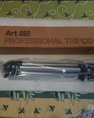 ART 055 MANFROTTO TRIPOD ALLUMINIO TREPPIEDE SUPPO