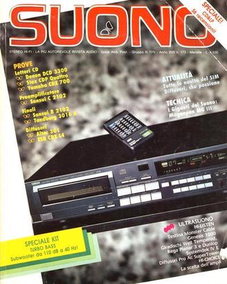 Rivista SUONO n° 173 del 1987