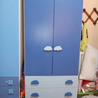 armadio bambino + letto piazza e mezza