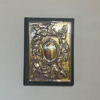 Agendina telefonica vintage con copertina argento