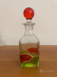 Bottiglia di vetro colorata