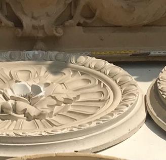Rosone in gesso