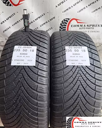 2 PNEUMATICI 235/50 R18 KUMHO 4 STAGIONI 75%