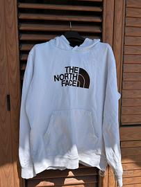 Felpa The North Face con cappuccio nera e bianca L