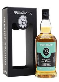 Springbank 15y rum wood