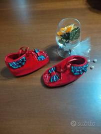 Scarpe neonato bambina numero 18