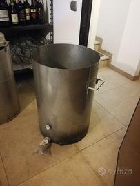 pentola INOX homebrewing birra