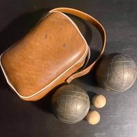 2 bocce La Boule d’Or 2 boccini e borsello