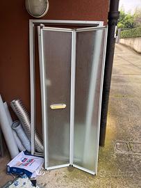 Porta pieghevole doccia in vetro Cesana