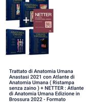 Anastasi Anatomia Umana  2021+ Atlante + Netter