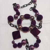 Collana lunga + bracciale 