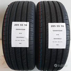 2 gomme 205 55 16 goodyear a802