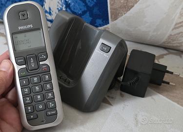 Telefono Cordless Philips Dect 1221S argento