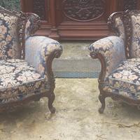 Coppia  poltrone d'epoca