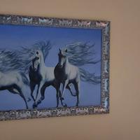 Quadro con cornice lavorata