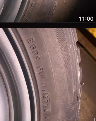 4 Gomme  invernali anno 2020  cerchi