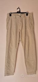 Pantaloni Sorbino, velluto, beige, Nuovi, tg. 46