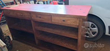 Mobile grande da lavoro/bancone 210x70x100 cm – Le