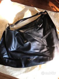 Borsa in pelle nera Manila Grace nuova