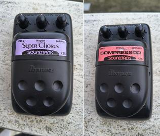 Ibanez pedali Chorus e Compressor