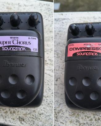 Ibanez pedali Chorus e Compressor